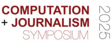 Computation + Journalism 2025 Symposium logo